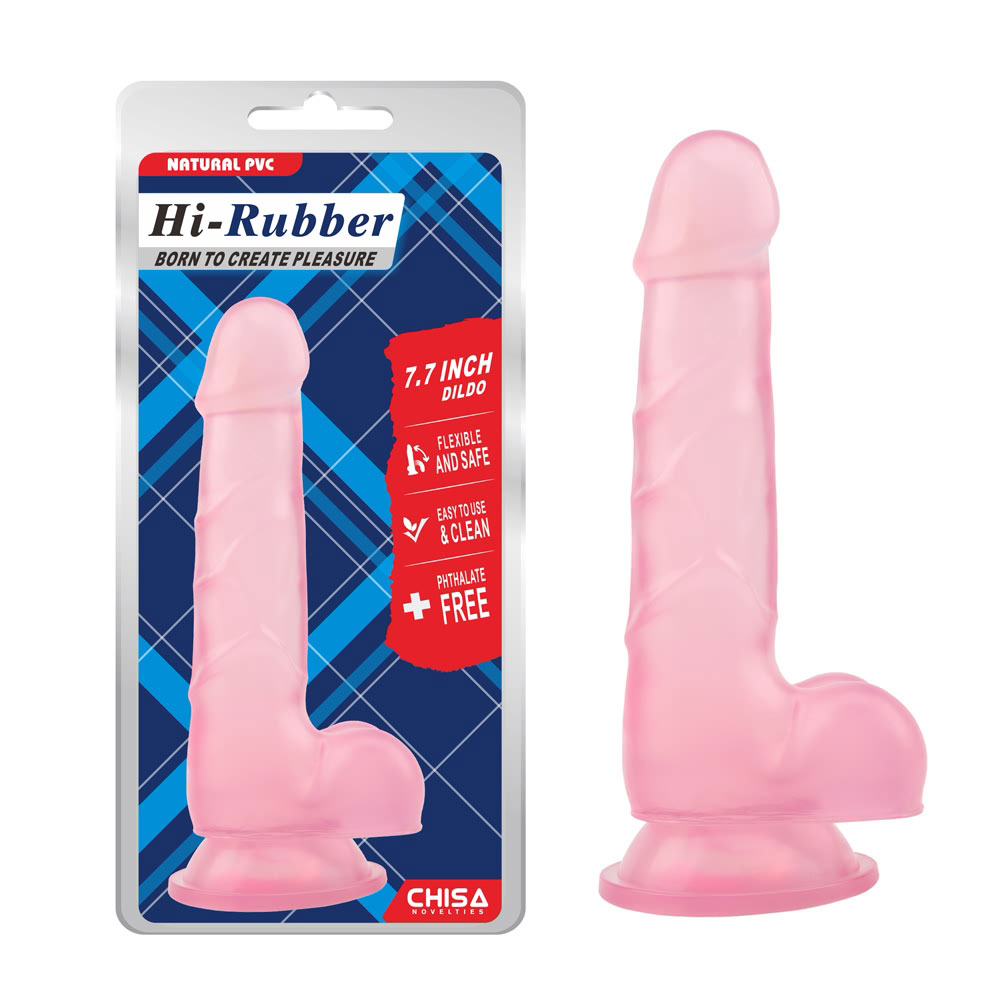 7.7 İnç İnce Dildo- Pembe