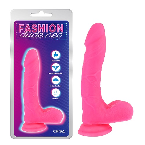 8'' Dual Density Cock Dildo Pembe