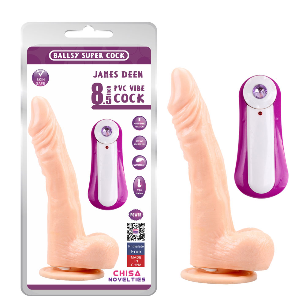 JAMES DEEN 8.5 Titreşimli Dildo