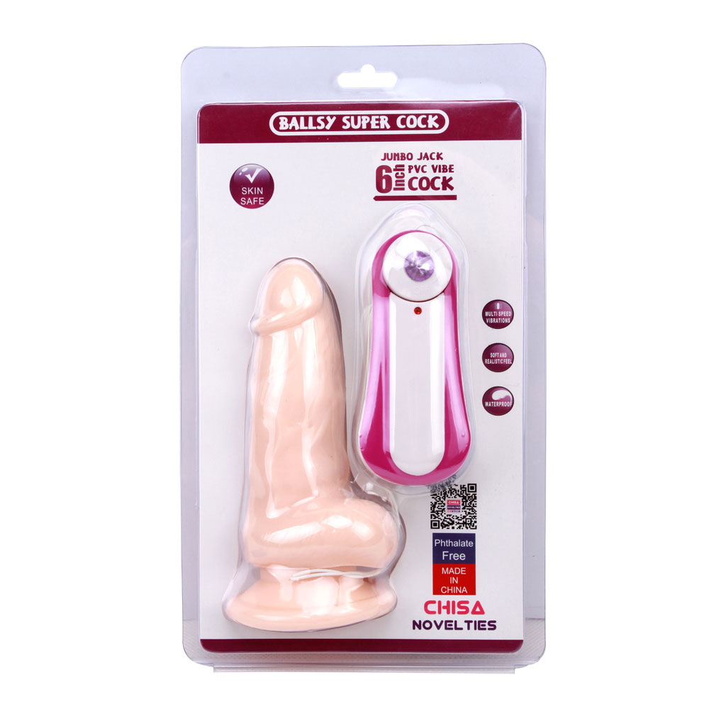 JUMBO JACK 6 Titreşimli Dildo